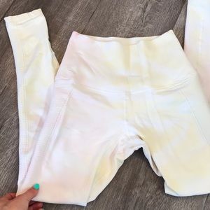 High waisted tie dye Avocado leggings